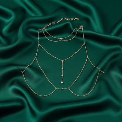 Crystal Embrace set by ReevaTara, three ways to wear