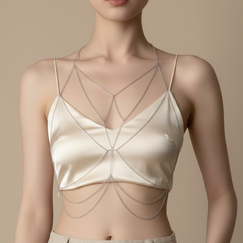 Silhouette Drape Body Chain