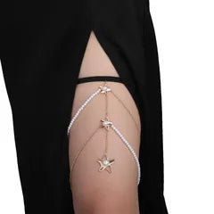 Starfall Pearl Thigh Chain