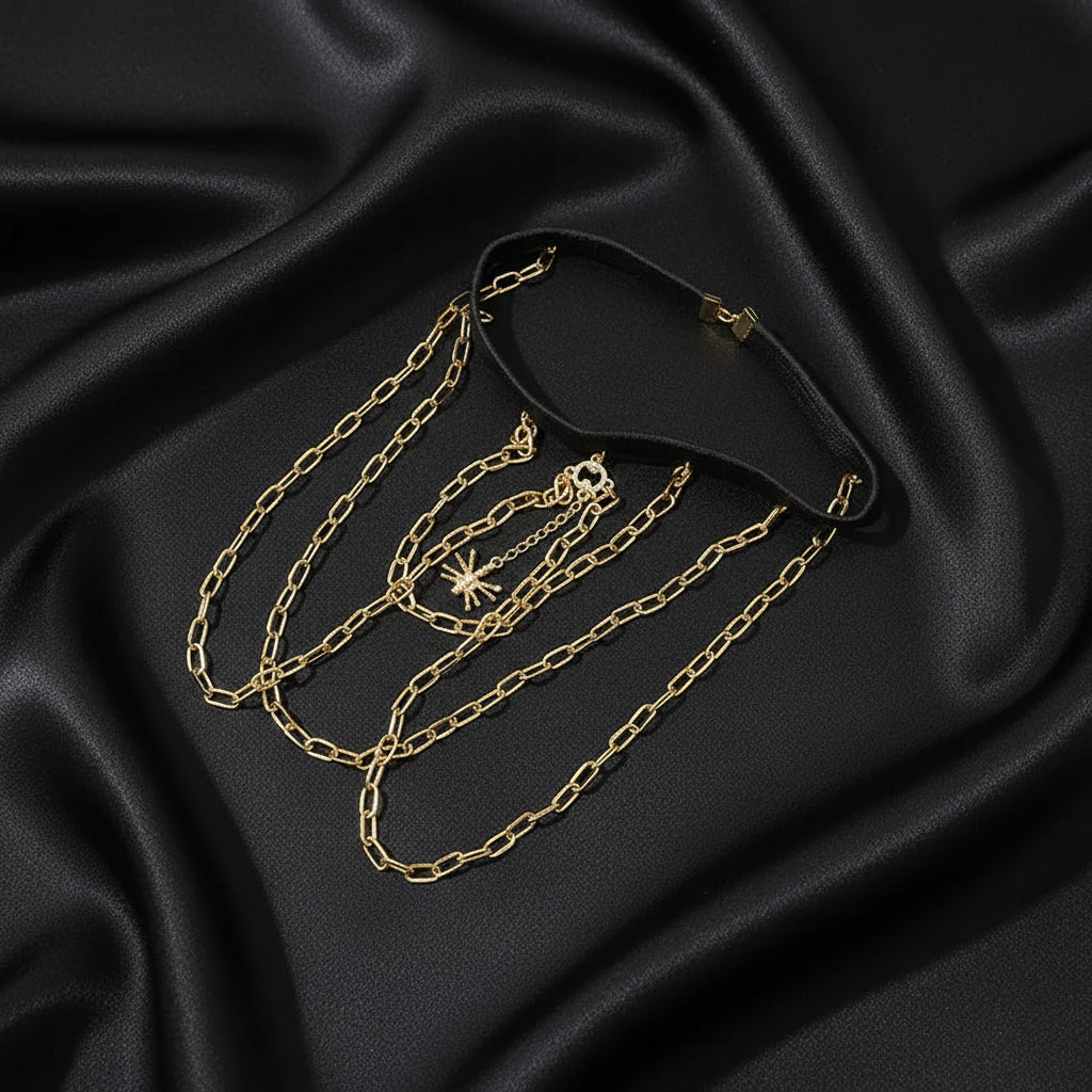 Solis Charm Thigh Chain
