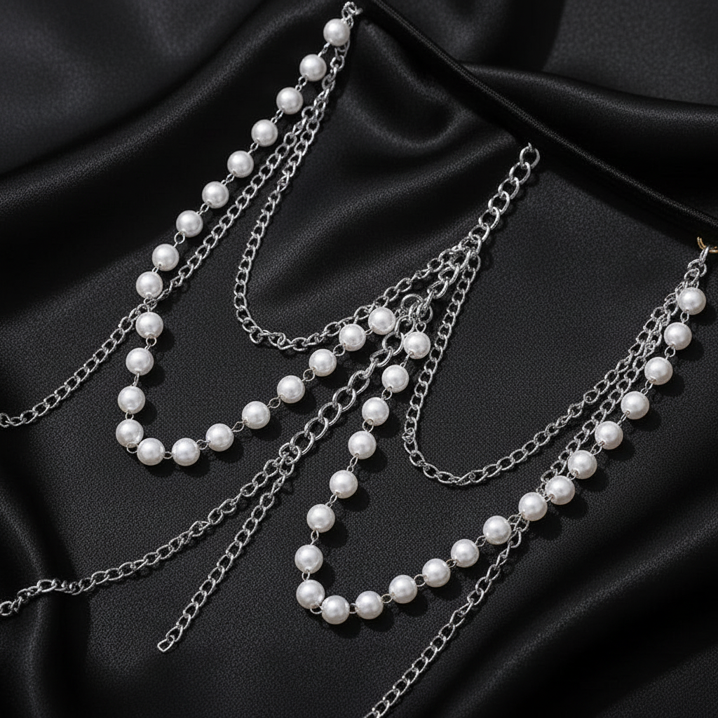 Pearl Mirage Thigh Chain