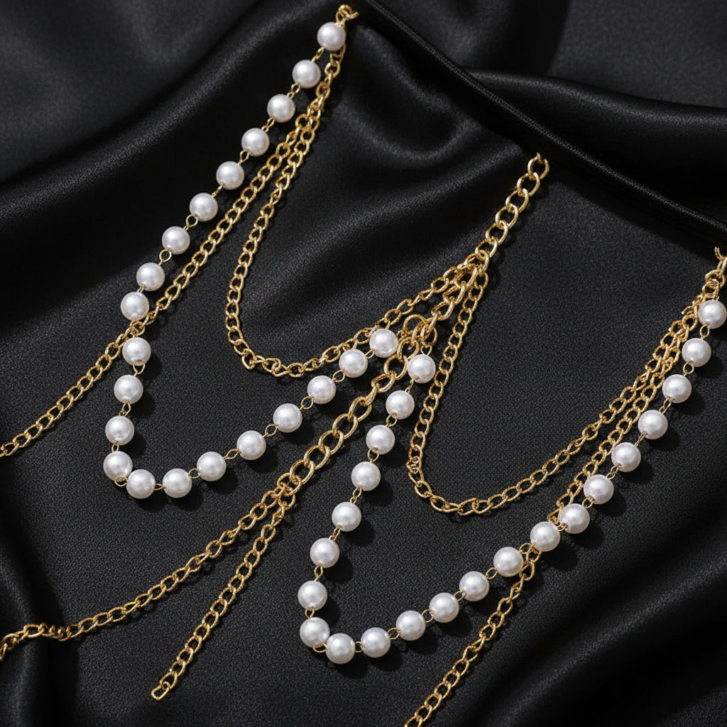 Pearl Mirage Thigh Chain