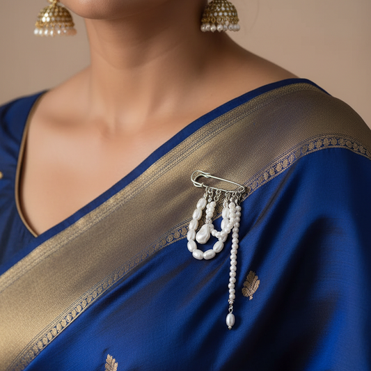 Pearl Drape Brooch