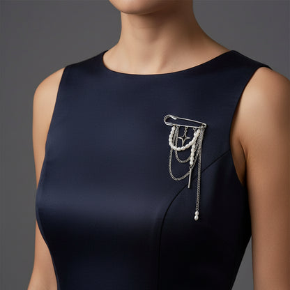 Stellar Drape Brooch