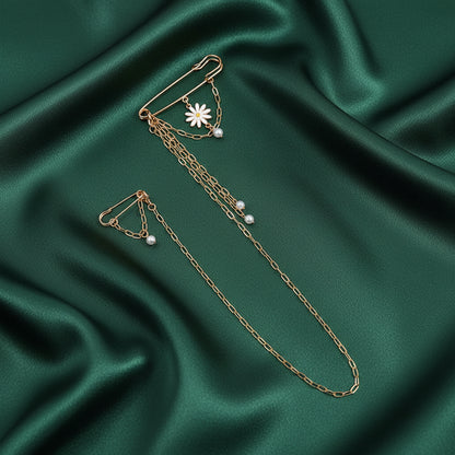 Celeste Drape Brooch