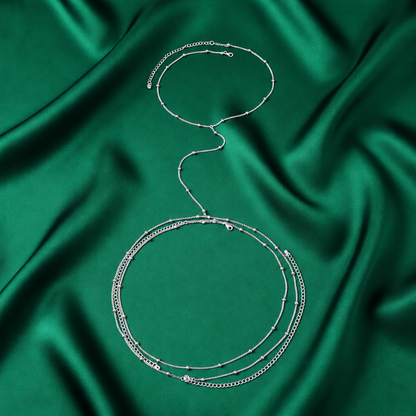 Coastal Glow Body Chain & Waist Chain Set