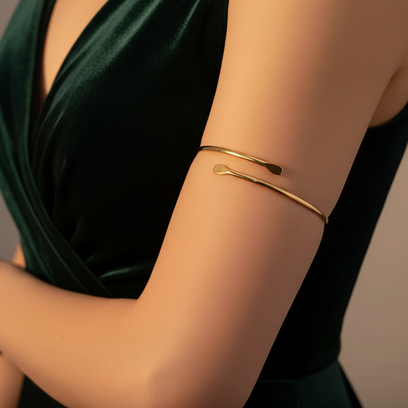 Sculpted Minimal Arm Cuff