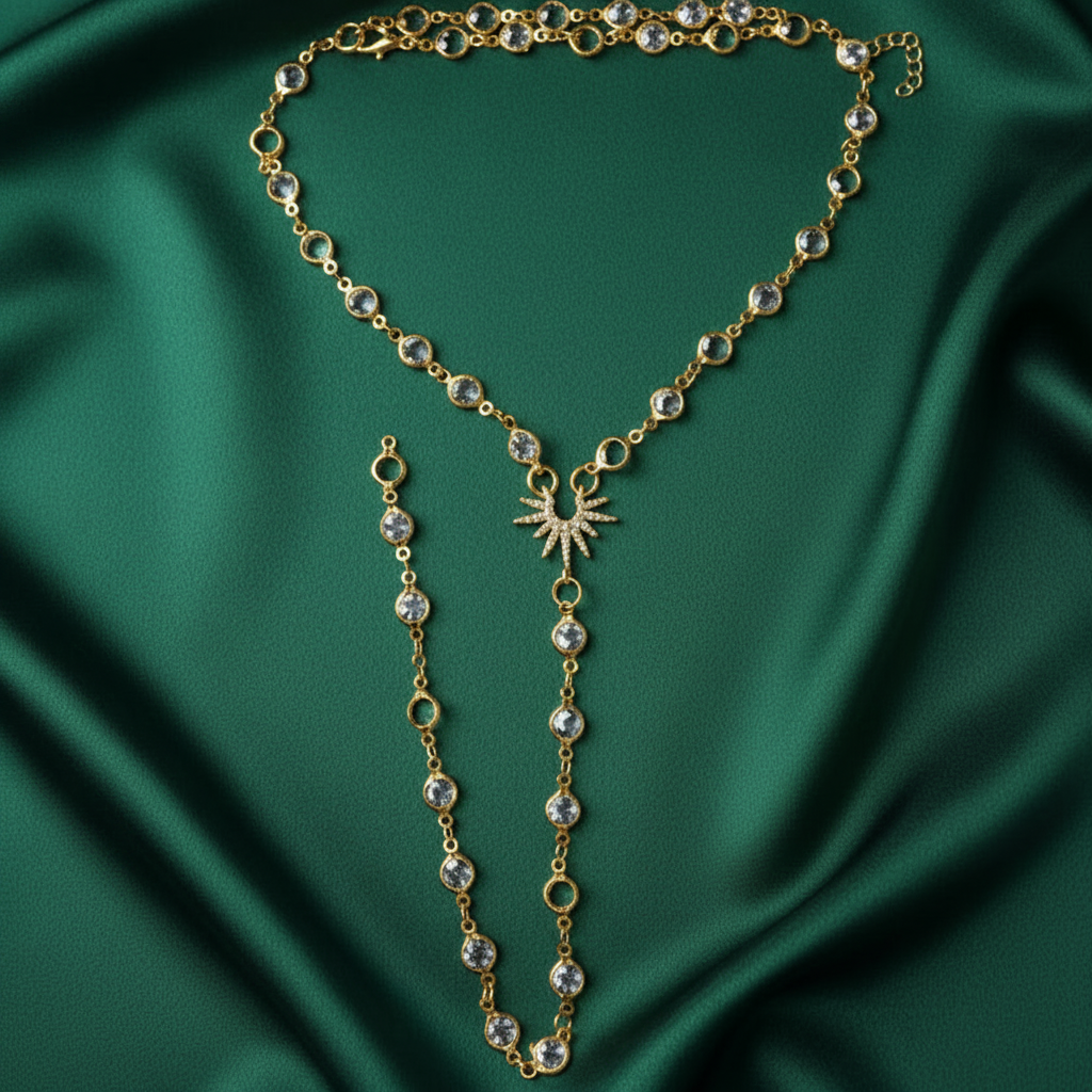 Aurora Crystal Body Chain