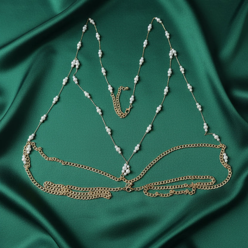 Pearl Veil Body Chain