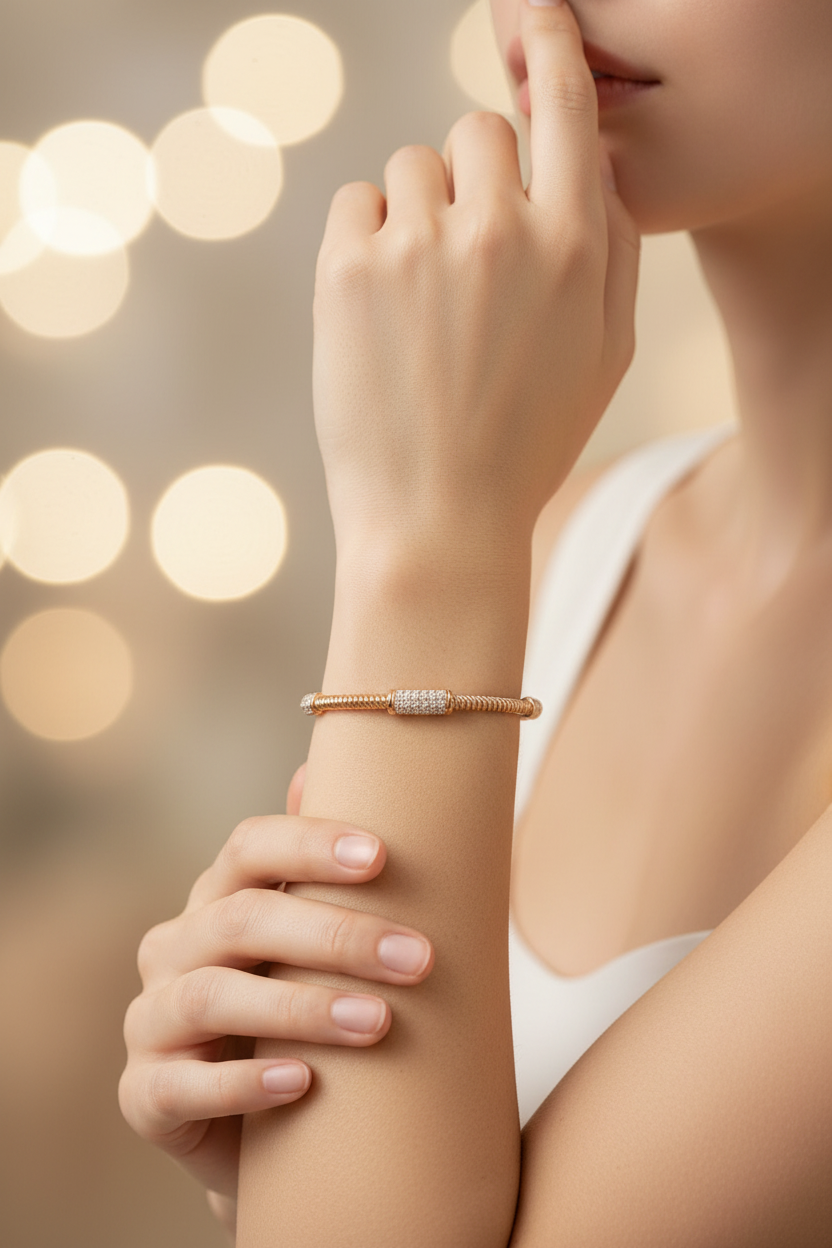 Candlelight Cluster Bangles (Set of 2)