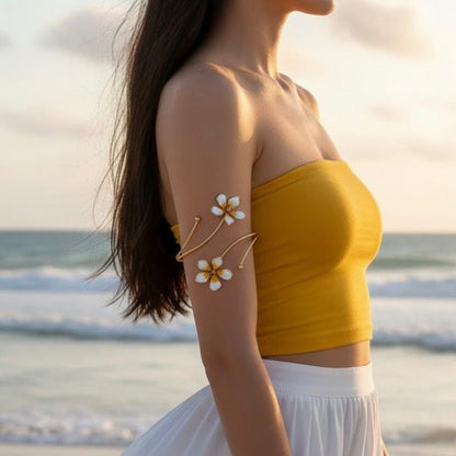 Ivory Blossom Arm Band