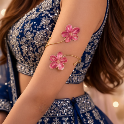Rosé Bloom Arm Band