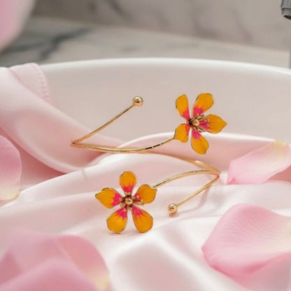 Sun-Kissed Frangipani Arm Band