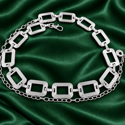 GeoLink Metallic Kamarbandh Waist Chain
