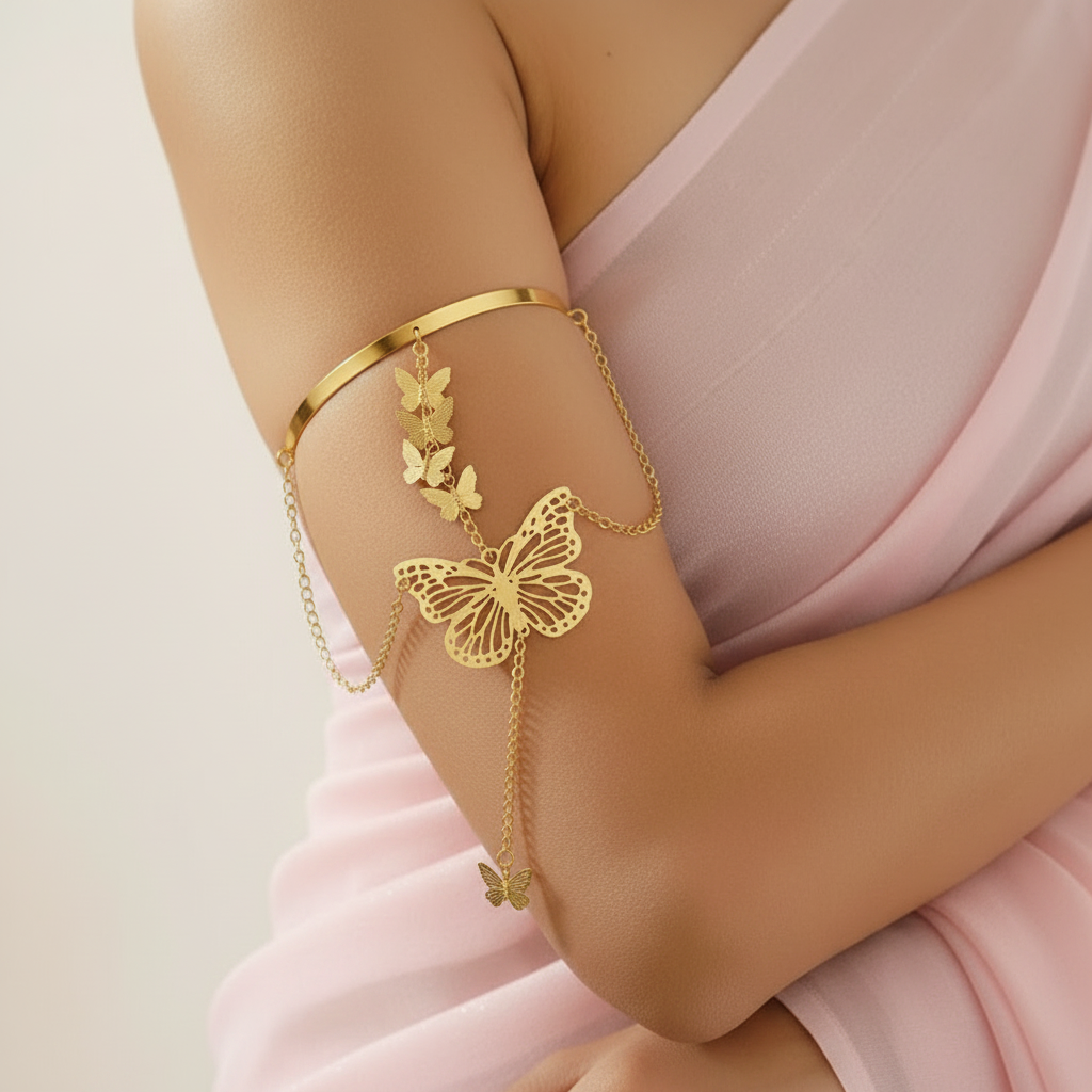 Ethereal Butterfly Arm Cuff