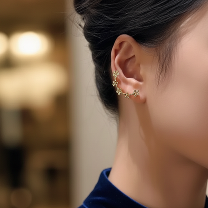 Flora Glint Ear Cuff