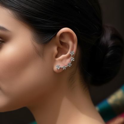 Flora Glint Ear Cuff