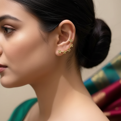 Flora Glint Ear Cuff