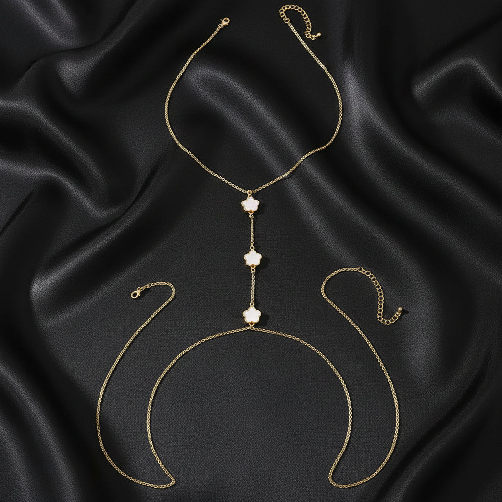 Ivory Bloom Body Chain