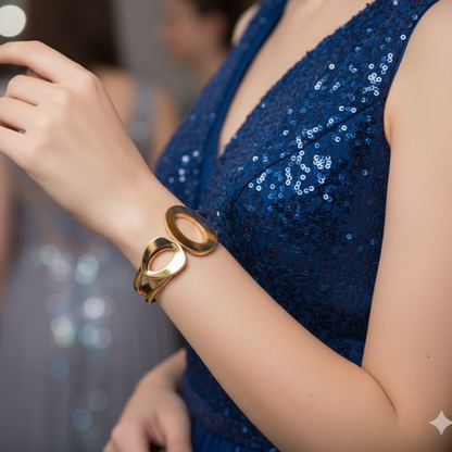 Luxe Orbit Teen Cuff Bracelet